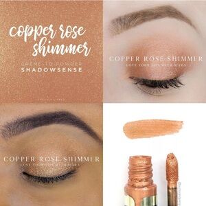 New SHADOWSENSE SeneGence Copper Rose Shimmer Eyes Beauty Makeup